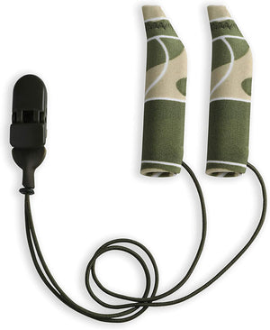 Ear Gear FM Corded (Binaural) | 2"-3" Hearing Aids | Camouflage