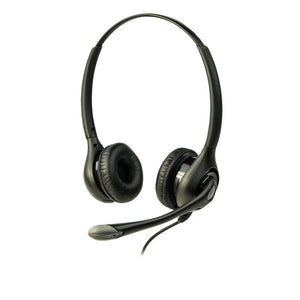 ListenTALK LT-LA-453 Over-the-Head Dual Headset 3 with Boom Microphone