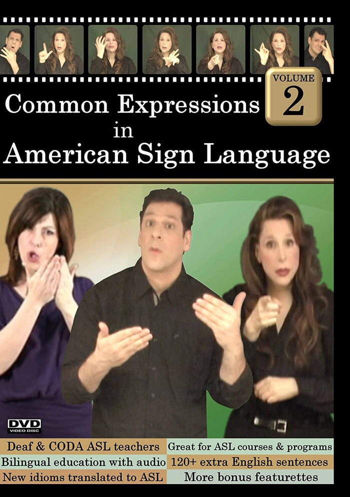 Common Expressions in American Sign Language  Vol. 2
