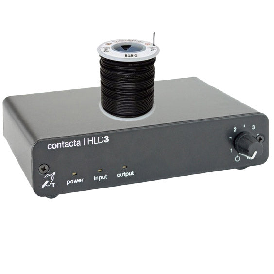 Contacta HLD3 Loop Amplifier + 100 ft. Black Loop Wire
