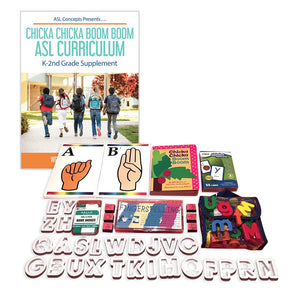 Chicka Chicka Boom Boom ASL Curriculum with Teaching Props