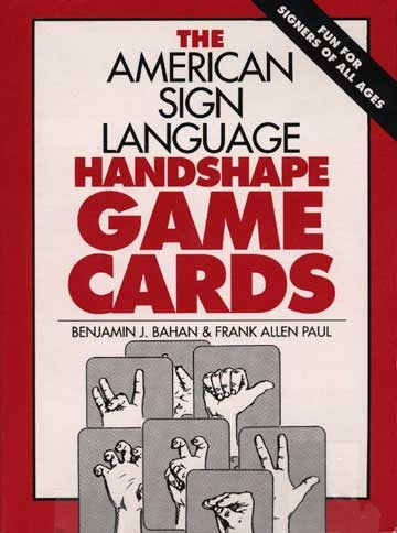 American Sign Language Handshape Playing Cards