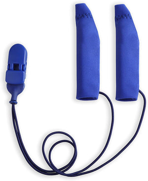Ear Gear FM Corded (Binaural) | 2"-3" Hearing Aids | Blue