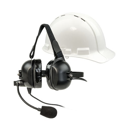 ListenTALK LT-LA-455 Over-the-Head Dual Industrial Headset 5 with Boom Microphone