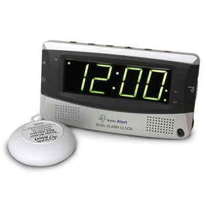 Sonic Alert Sonic Boom SBD375ss Vibrating Dual Alarm Clock