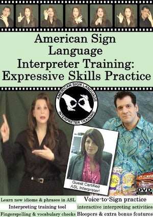 American Sign Language Interpreter Training: Expressive Skills  Practice 1