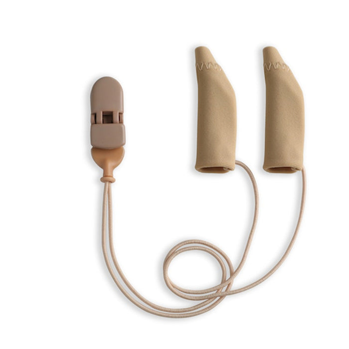 Ear Gear Original Corded (Binaural) | 1.25"-2" Hearing Aids | Beige