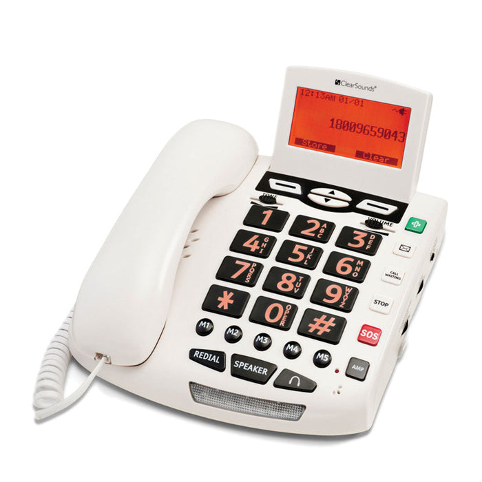 ClearSounds CSC600 UltraClear White Amplified Phone