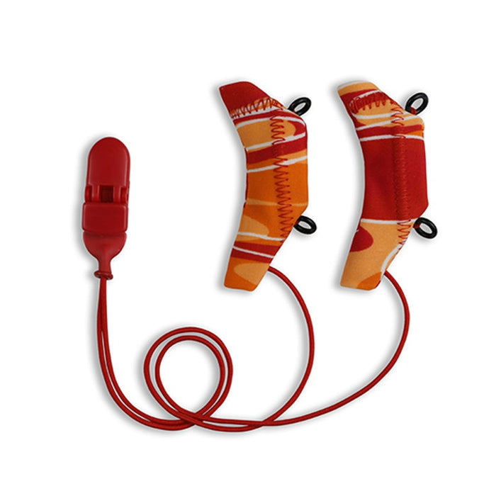 Ear Gear Cochlear M1 Corded Eyeglasses | Orange-Red