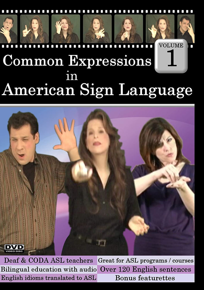 Common Expressions in American Sign Language  Vol. 1